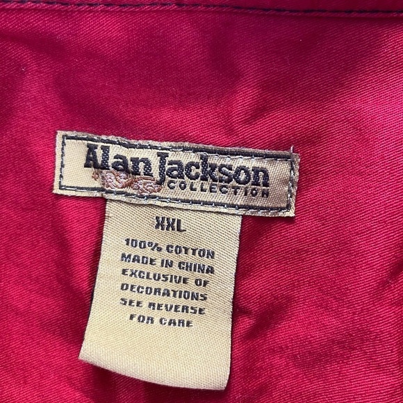 Alan Jackson Western Snap front Dress Shirt size XXL (DI) - Picture 7 of 12